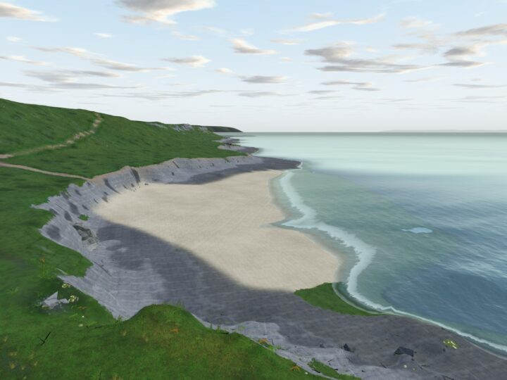 3D view of Slade Bay