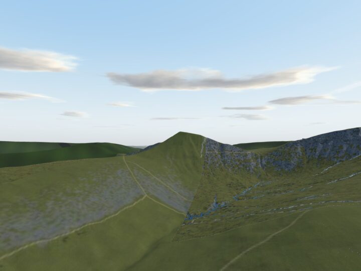 3D view of Cribyn
