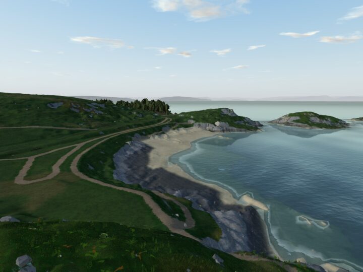 3D view of Bracelet Bay
