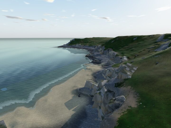 3D view of Fall Bay